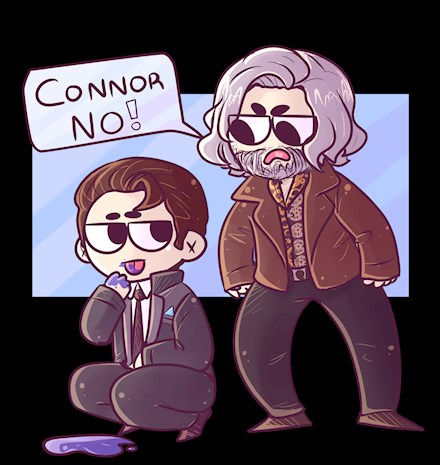 Hank and Connor 